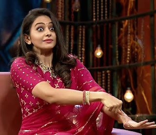 Actress Rakul Preet Singh Looking Beautiful In Saree Stills