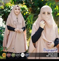 Khimar Cardigan Hijab Syari Cardi Rukayyah