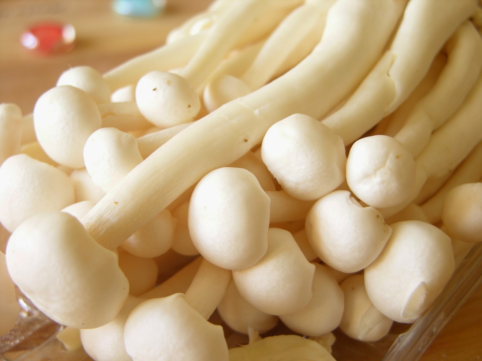 Mushrooms beech white