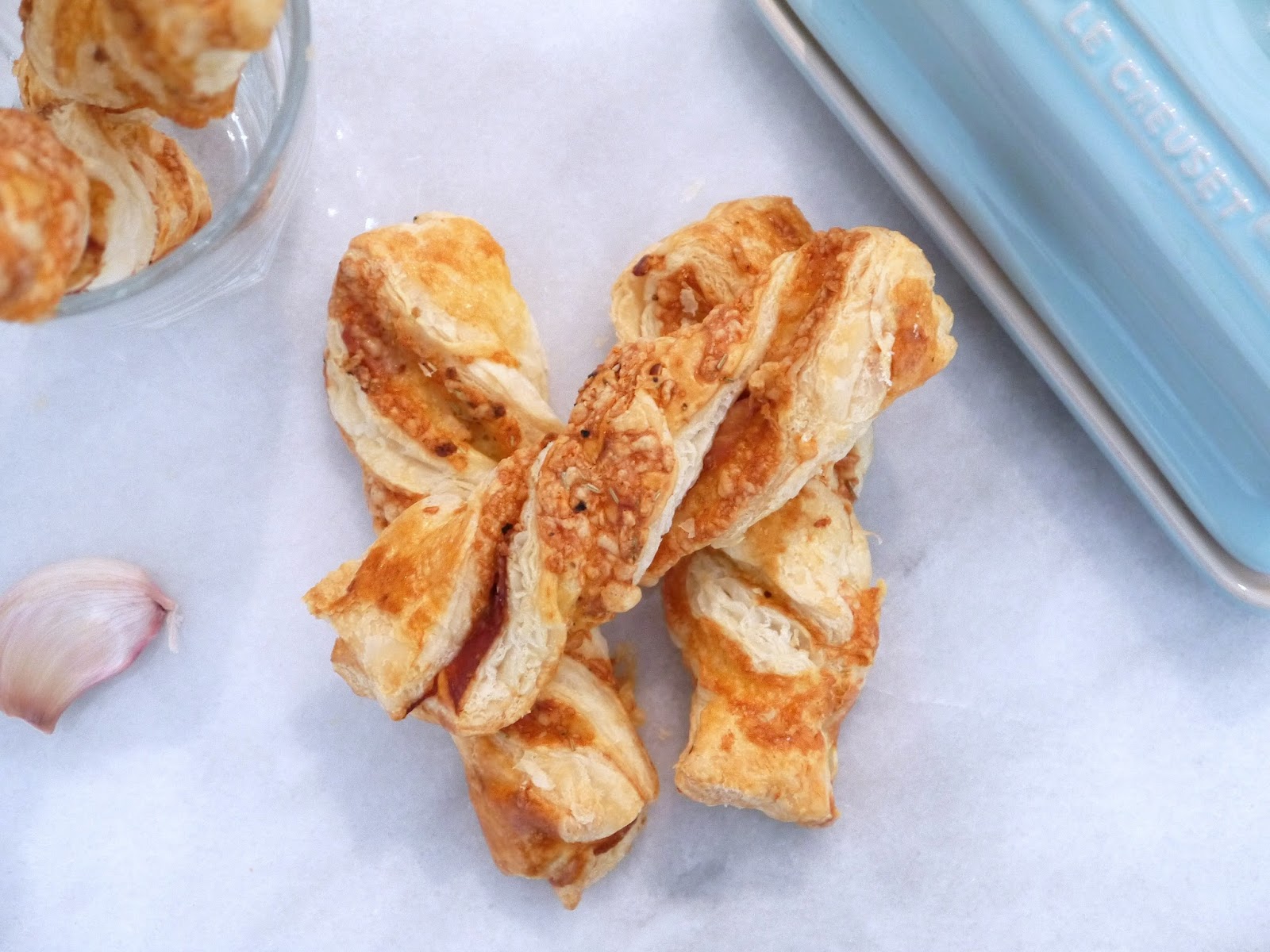 Herby Parma Ham Cheesey Twists! The Betty Stamp