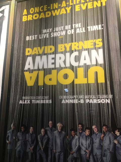 David Byrne's American Utopia Shubert Ally Poster Broadway New York City