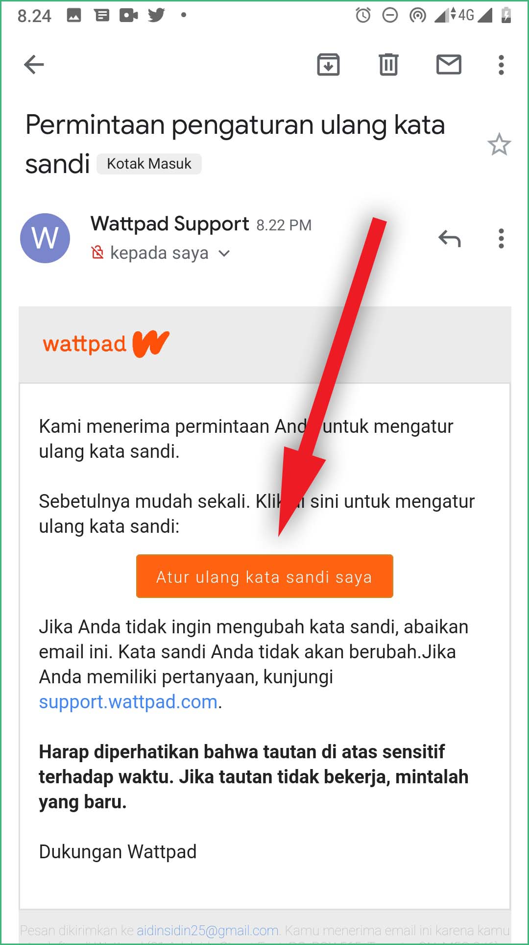 Cara Masuk ke Wattpad Jika Lupa Kata Sandi Anak Arsitektur