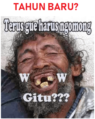 meme kocak tahun baru 2020