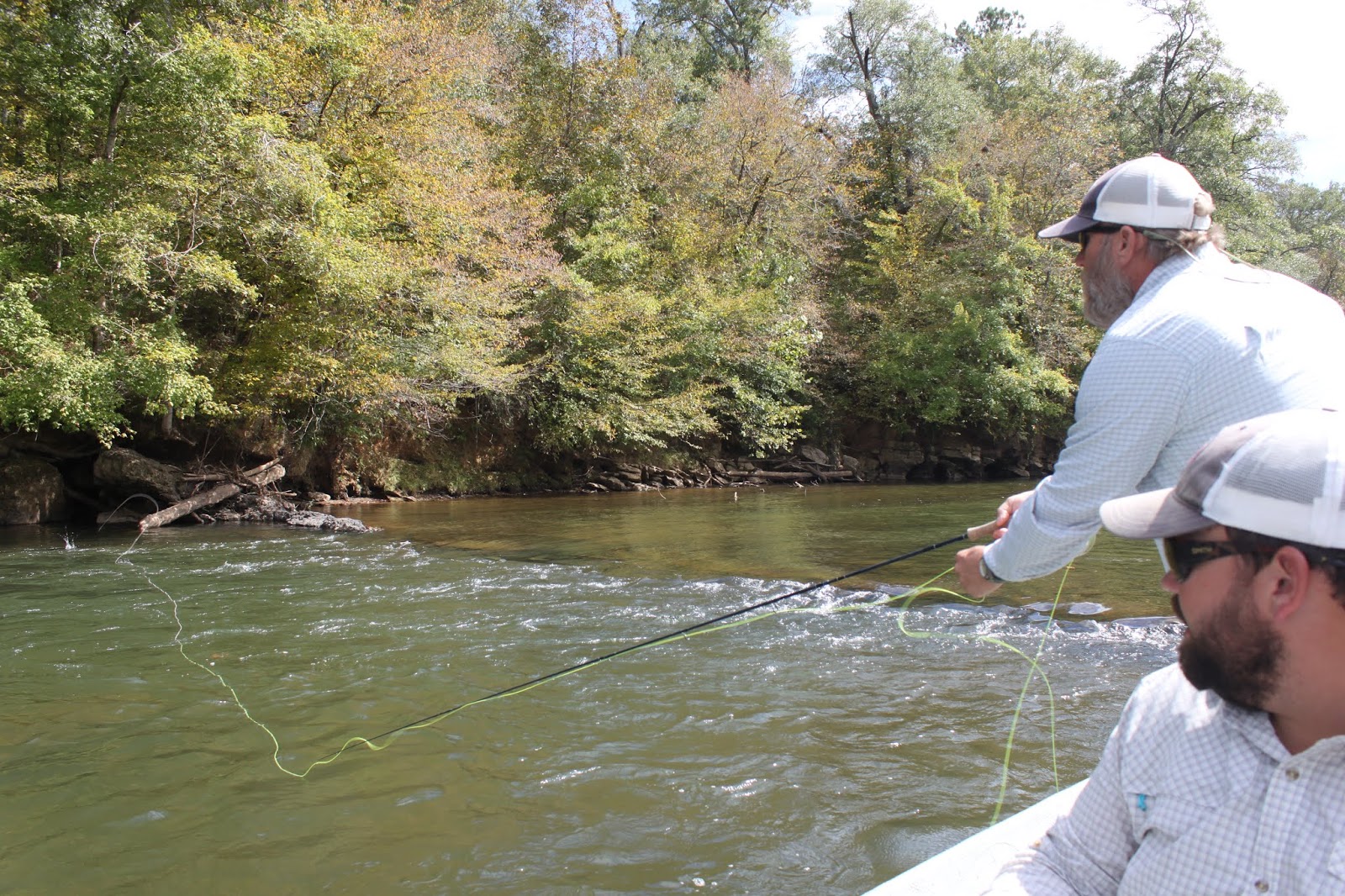 Lowcountry outdoors Fly Fishing for Spotted Bass on Etowah River