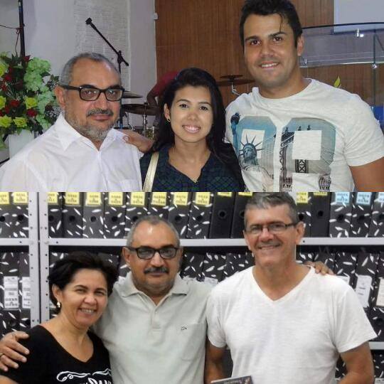 Juliana Xavier e Thiago Luan. Rosineide e Edgarzinho.