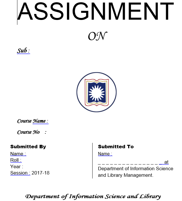 example of unisa assignment cover page