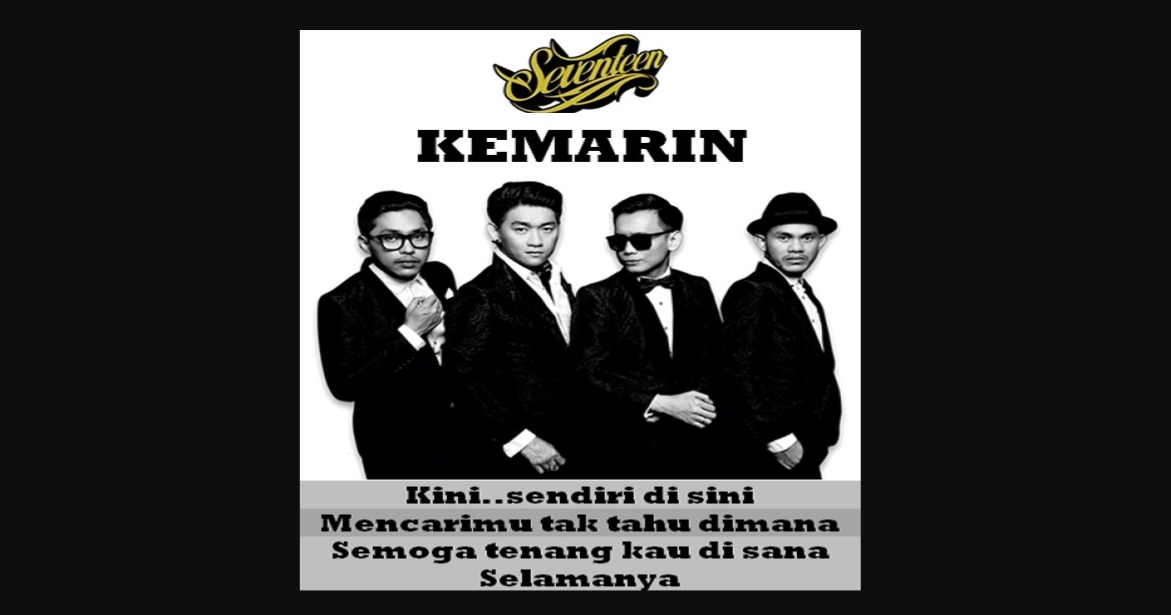 Lirik Lagu Seventeen Kemarin / Kemarin pulpen masih ada diatas meja