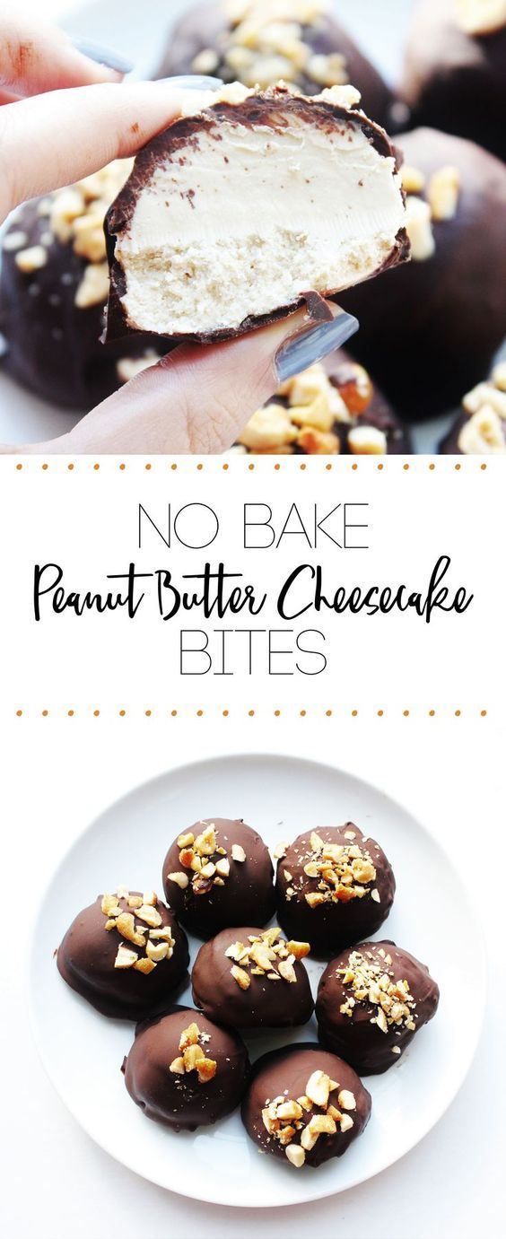 Peanut Butter Cheesecake Bites The Easy Recipes Blog