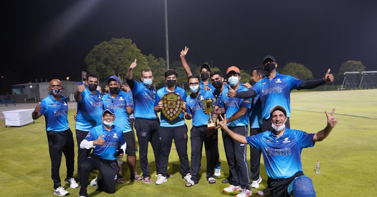 A domestic cricket tournament final in Dubai witnesses a team snap