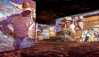 Carrières de Lumières: Galeri Seni Imersif di Bekas Tambang