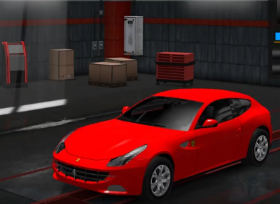 ETS2 Ferrari FF Spor Araba Modu 1.28 İndir Süper 