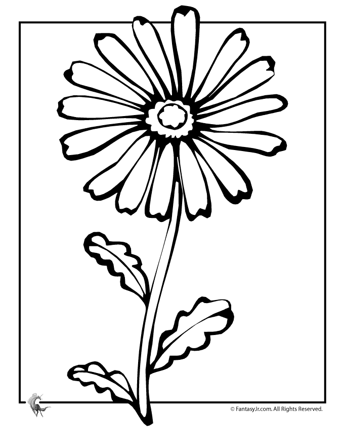 dasiy coloring pages - photo #27