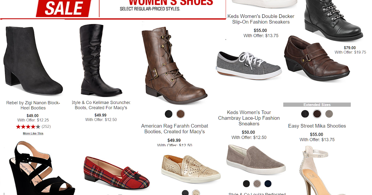 Macy's Flash Shoe Sale 2019 | semashow.com