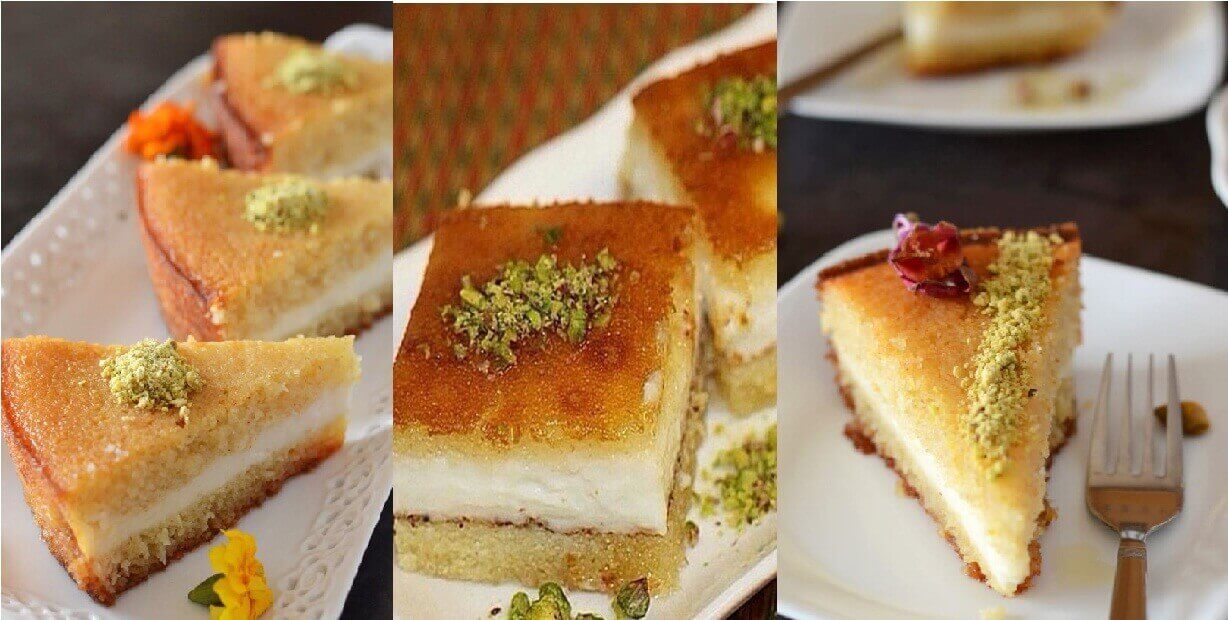 طريقة البسبوسة العادية بالزبادي طريقة عمل البسبوسة بالقشطة فى البيت