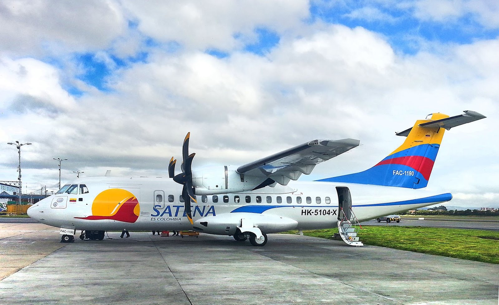 ATR 42-500 recientemente incorporado a la flota de SATENA