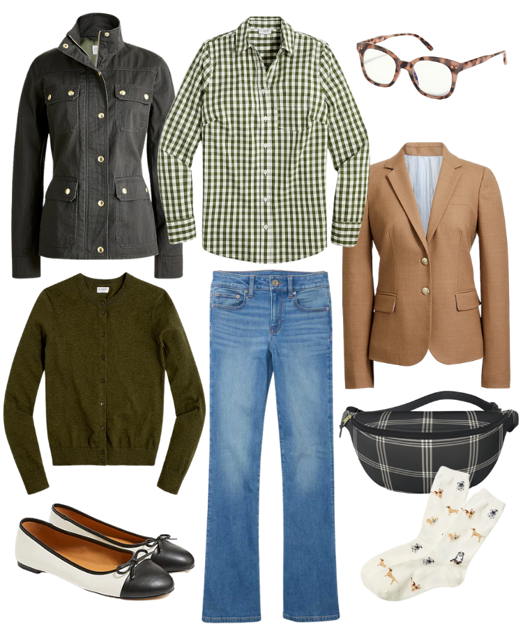 classic fall outfit, preppy fall outfit, fall fashion for women over 40