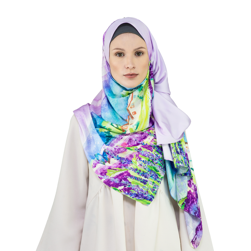 Luxe Label - Exclusive Satin Silk Shawl