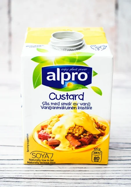 Carton of Alpro Vegan Custard