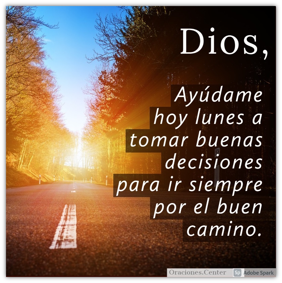 Oraciones.Center Oración Diaria de Hoy Lunes El Buen Camino