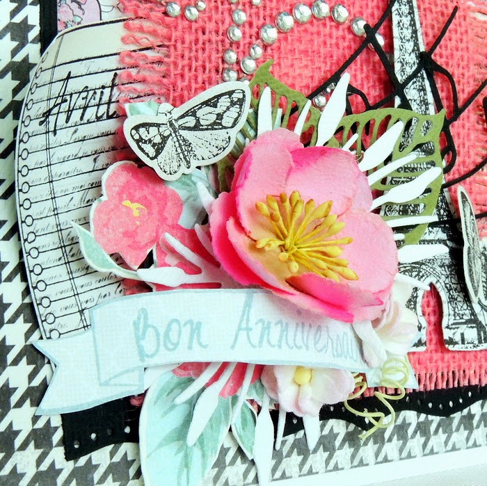 Claralesfleurs Scrapbooking Une carte d'anniversaire du Claralesfleurs Scrapbooking Une carte d'anniversaire du