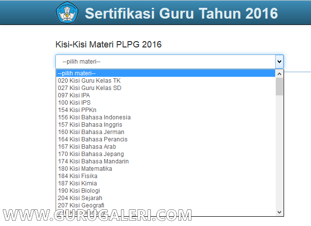  berikut ini kami sajikan sebagai bahan persiapan resmi bagi Bapak Download Kisi Kisi PLPG Tahun 2016 Lengkap Semua Mata Pelajaran