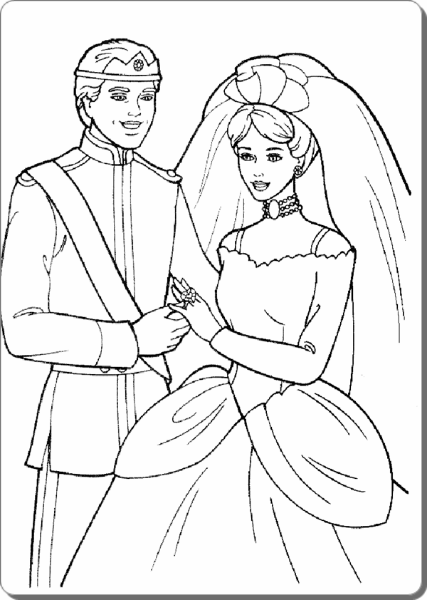 Ausmalbilder zum Ausdrucken: Ausmalbilder Barbie
