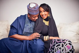 Zahra Buhari Ta Aike da Sakon Yabo Ga Mijinta Ahmad Indimi Cikin Soyayya da Tsantsar Kauna 