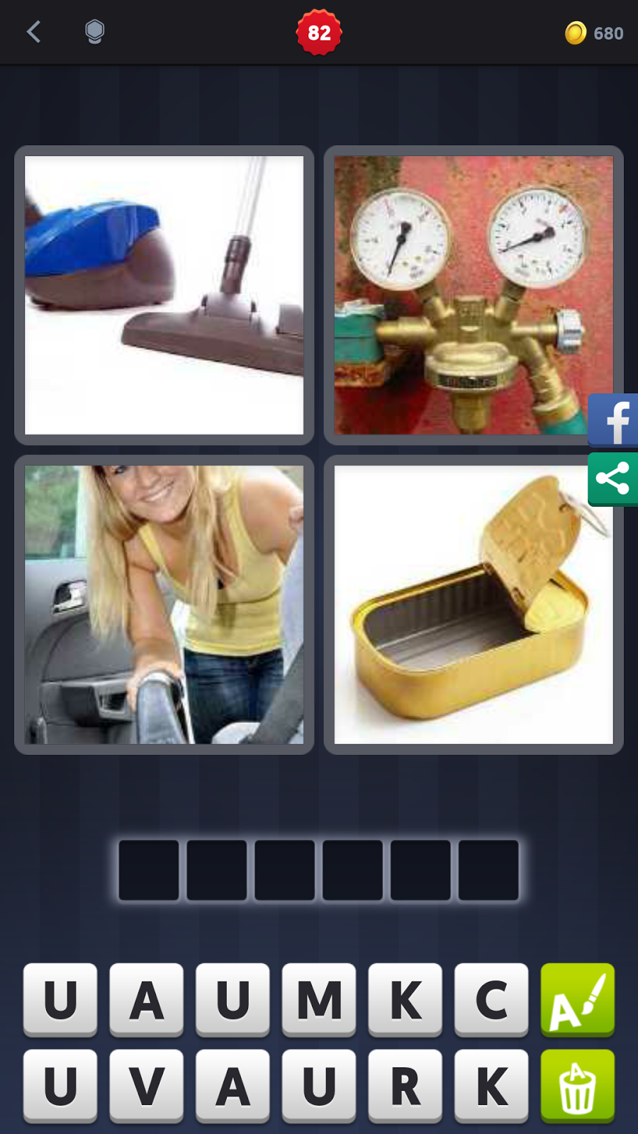 4 Pics 1 Word Answers Solutions LEVEL 82 VACUUM