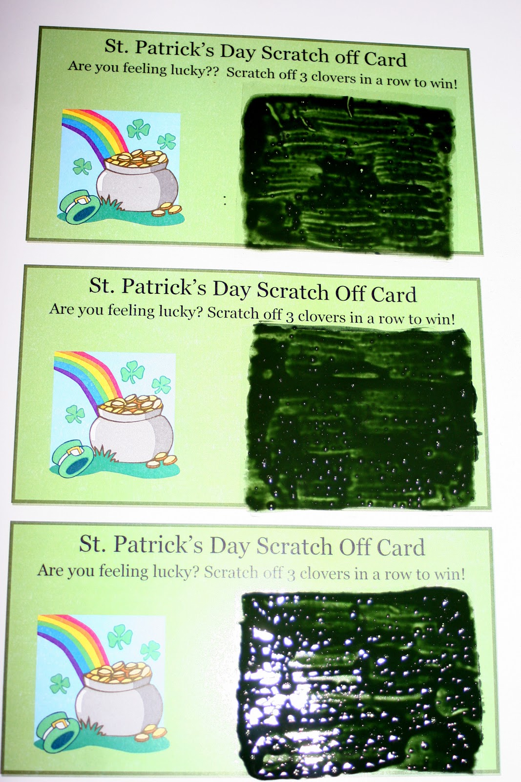 Greene Acres Hobby Farm: St. Patrick's Day Scratch Off Ticket Free ...