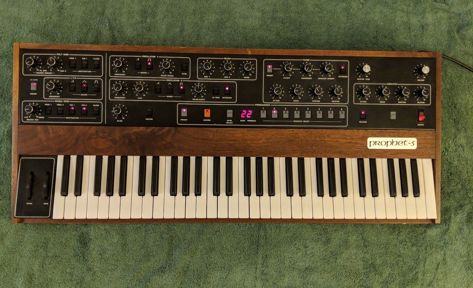MATRIXSYNTH Sequential Circuits Prophet 5 Rev 1.0 Analog Synthesizer