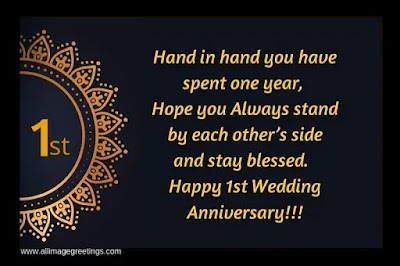 first marriage anniversary wishes