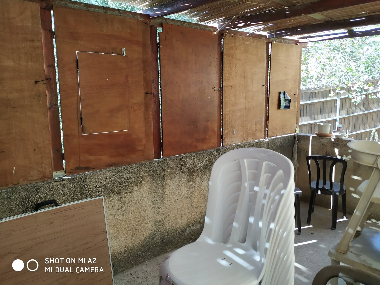 A Jewish Grandmother Succah Up But Needs Decorators
