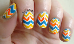 nail short nails designs nailed zig zag nz summer guest nicole gets cool easyday pretty source