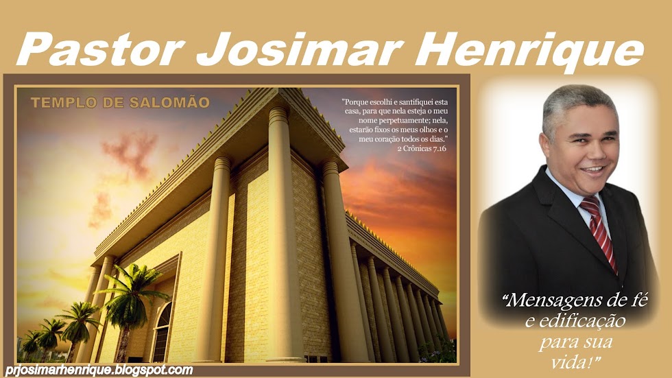 Blog do Pastor Josimar Henrique