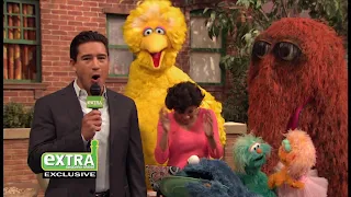 Sesame Street Episode 4305 Me Am What Me Am, Veggie Monster, Mario Lopez, big bird, Snuffy, zoe, rosita