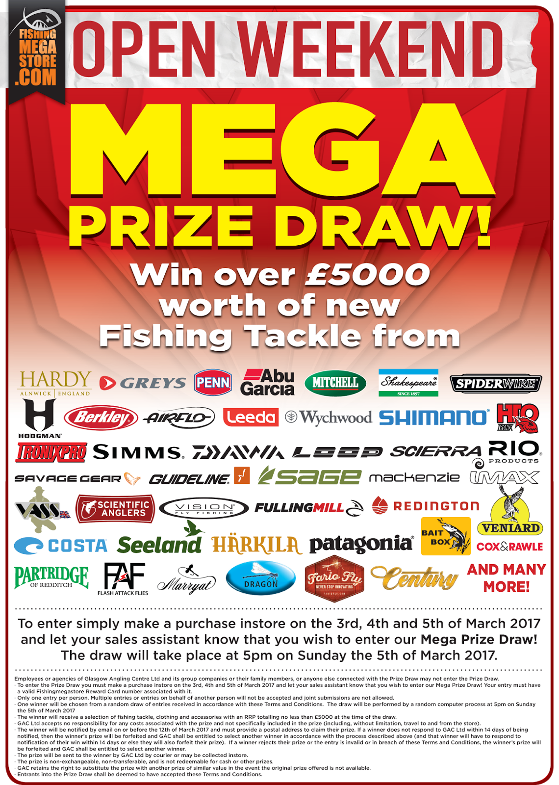 prize draw poster