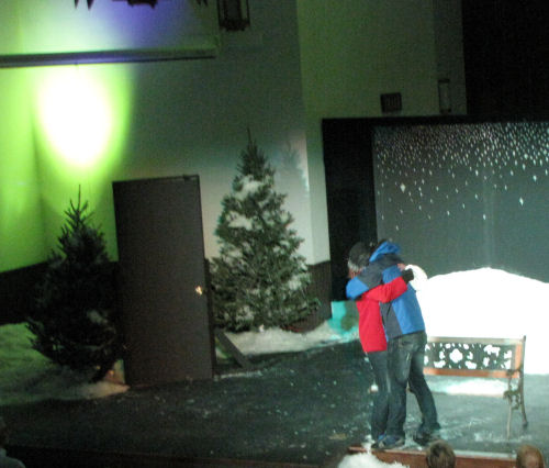 Pete and Ginette in Almost, Maine