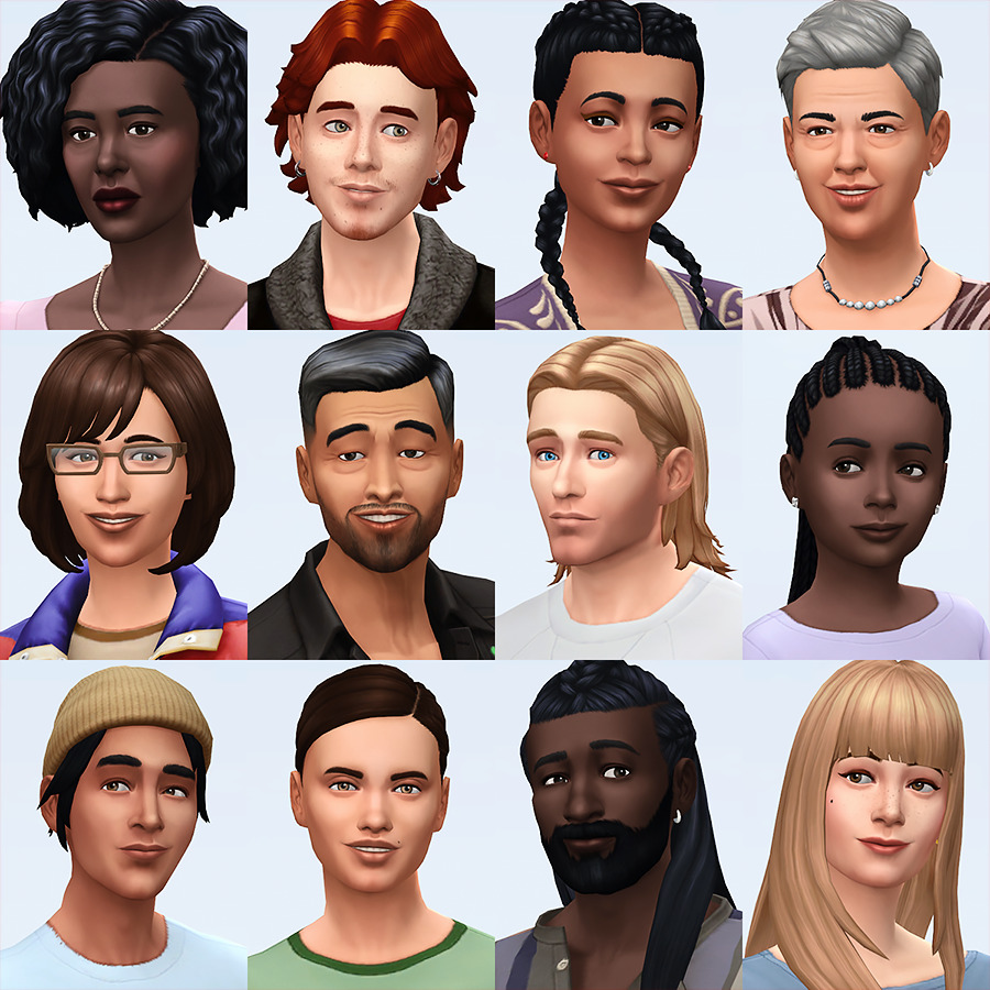 Горожане, соседи, семьи, массовка (Sims 4) .