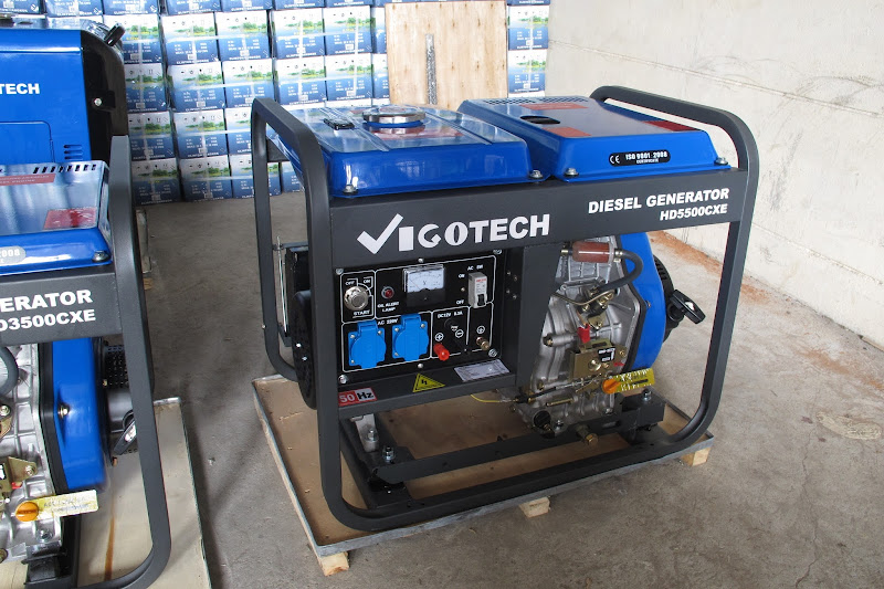 เครื่องปั่นไฟดีเซล 5,000 วัตต์ ราคาถูก ทน ใช้กับตู้เชื่อมไฟฟ้าได้