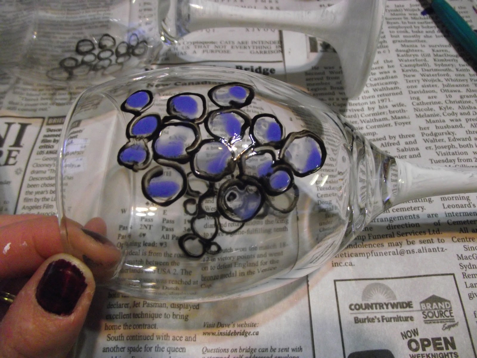 Watercolor Paintings by jdmstudios Painting on Glass Tutorial