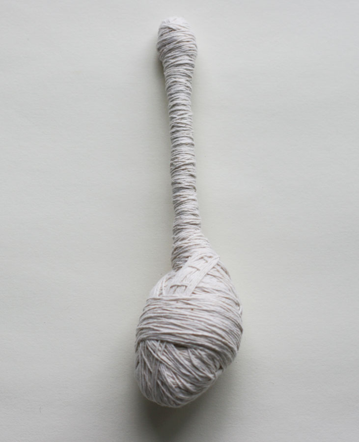 Burden [2010], Wounded series, ongoing. wax, string, paper & wire.