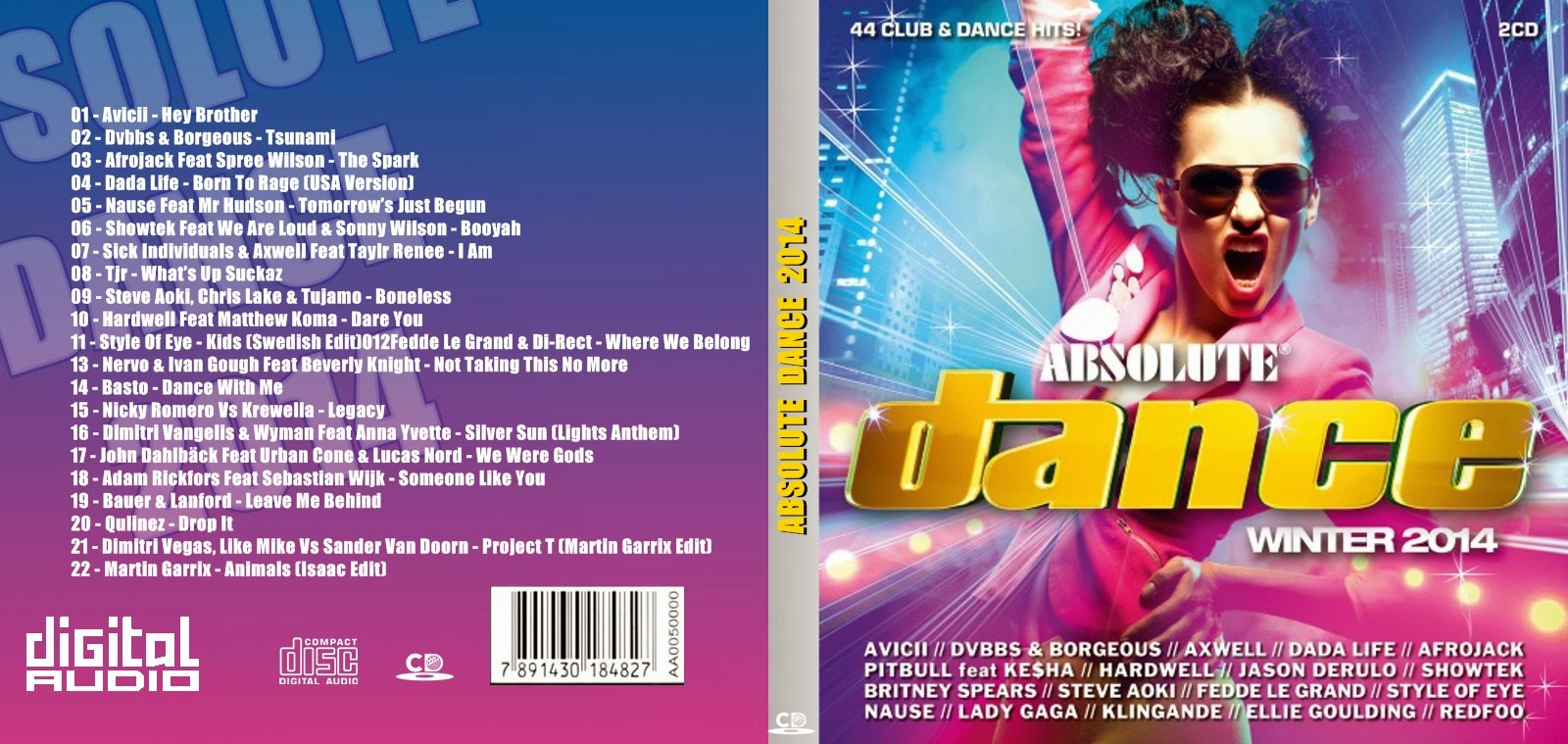 JUNIOR DVDS : CAPA DO CD ABSOLUTE DANCE 2014 - JUNIOR DVDS DESIGNER