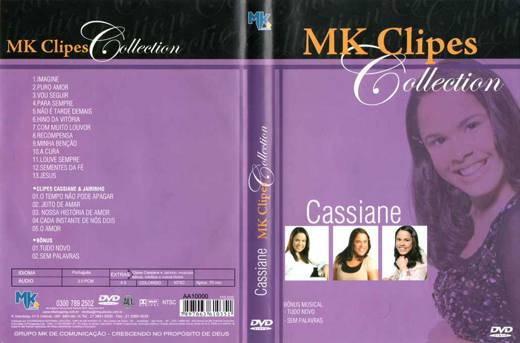 Cassiane - Não é Tarde Demais (Clipe Oficial MK Music) 
