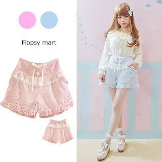 パステルカラーのゆめかわ♪ショートパンツ