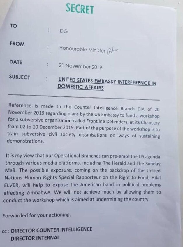 FRESH US PLOT TO DESTABILISE ZIM UNCOVERED newsdzeZimbabweNewsdzeZimbabwe