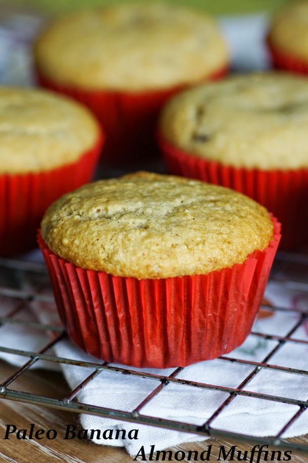 Happy Medley Paleo Banana Almond Flour Muffins {Recipe}