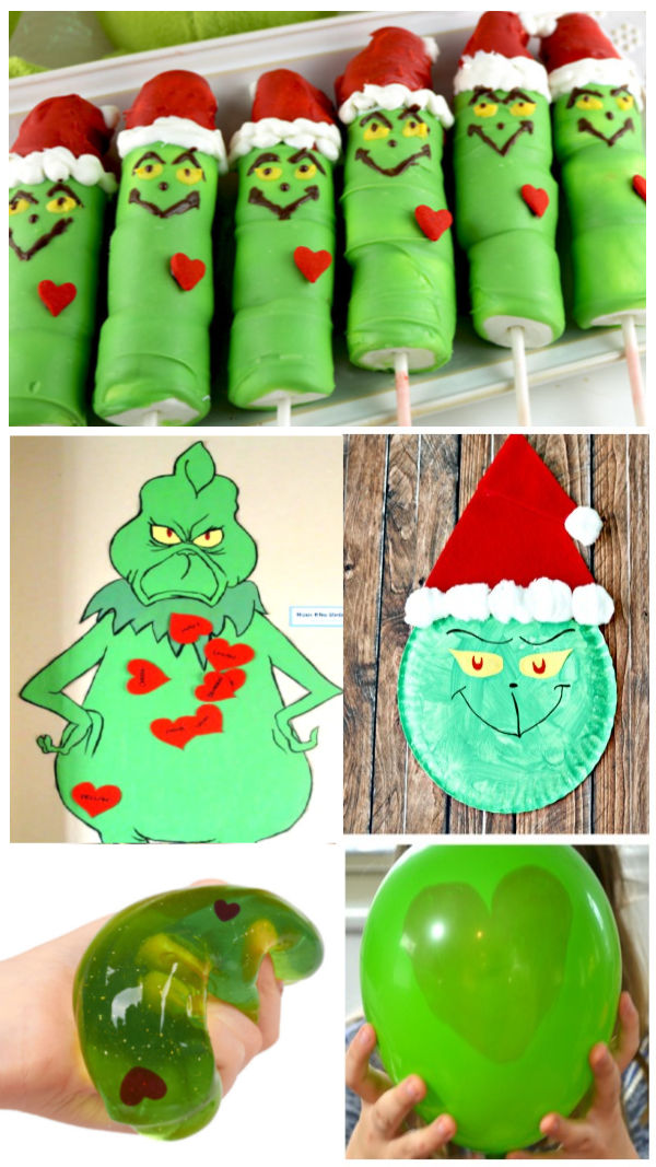 An amazing collection of Grinch crafts and activities for kids.  Make Christmas magical with these fun ideas! #grinch #grinchcrafts #grinchcraftspreschool #grinchactivitiesforkids #grinchmovie #grinchpartyideas #christmascraftsforkids #growingajeweledrose #activitiesforkids