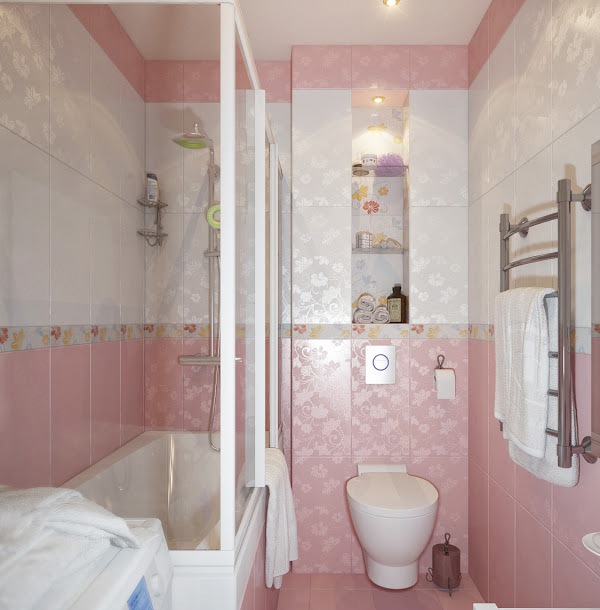 Desain Rumah Mungil Korea Gambar Puasa Kamar Mandi Pink Cantik