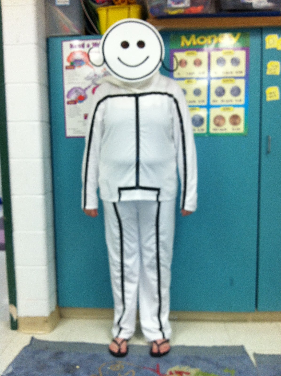 Bargain Barton Adventures in Pinterest DIY Stick Figure Halloween Costume