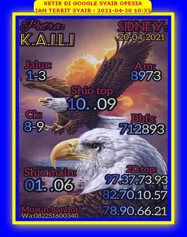 PREDIKSI togel sydney
